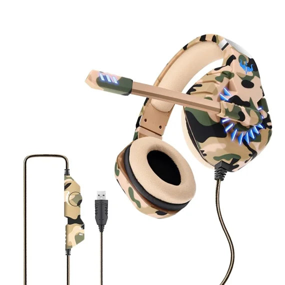 OVLENG Q8 Camouflage Gaming Headset